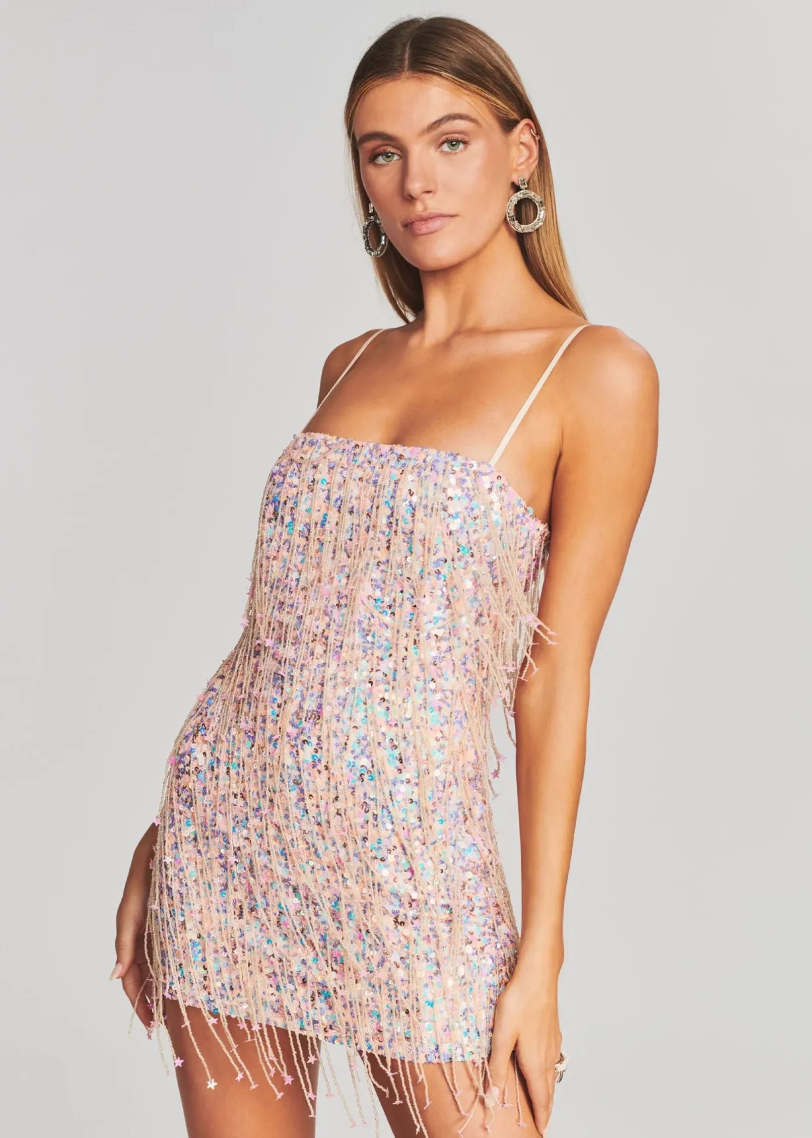 Best Heather Sequin Star Fringe Dress RETROFÊTE