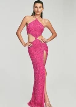 New Hendrix Sequin Tiger Stripe Dress RETROFÊTE