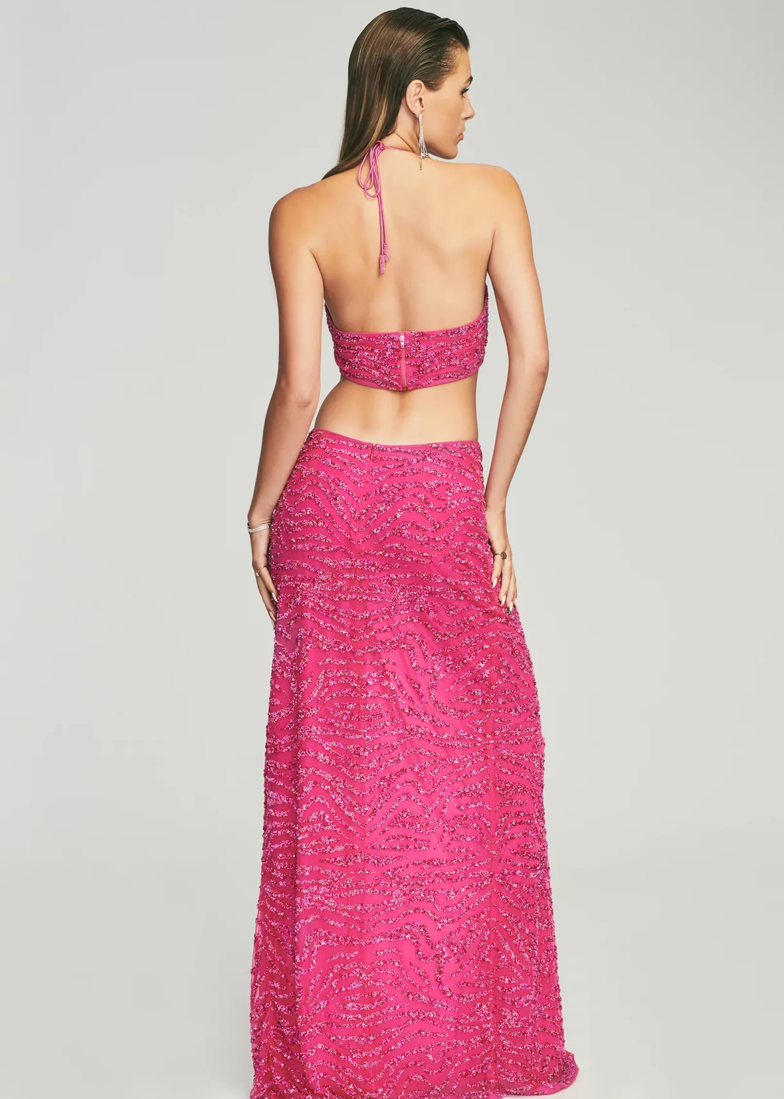 New Hendrix Sequin Tiger Stripe Dress RETROFÊTE