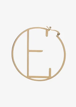Store Hoop Letter Earring Honeymoon Looks