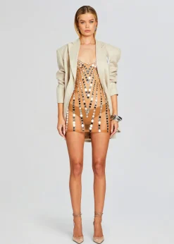 New Indie Embellished Dress Sheer Bliss