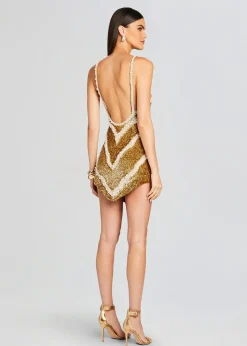 Cheap Inessa Feather Sequin Dress Exclusively Ours