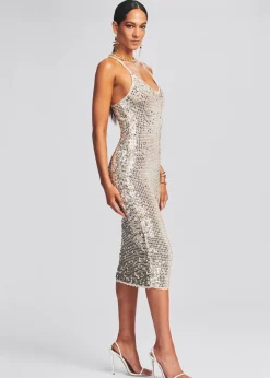 Flash Sale Isabella Sequin Crochet Dress RETROFÊTE