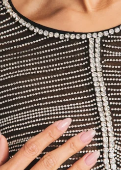 Outlet Jacqueline Crystal Embellished Dress Dresses