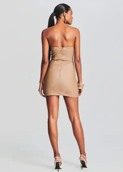 Best James Coated Denim Mini Dress Dresses