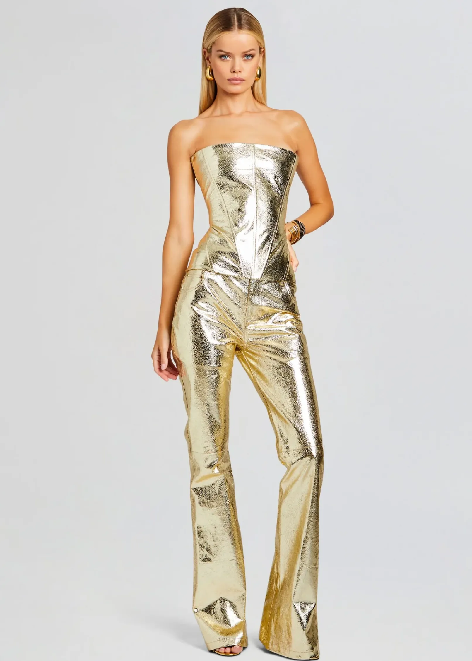 New Jenesis Leather Top Tops