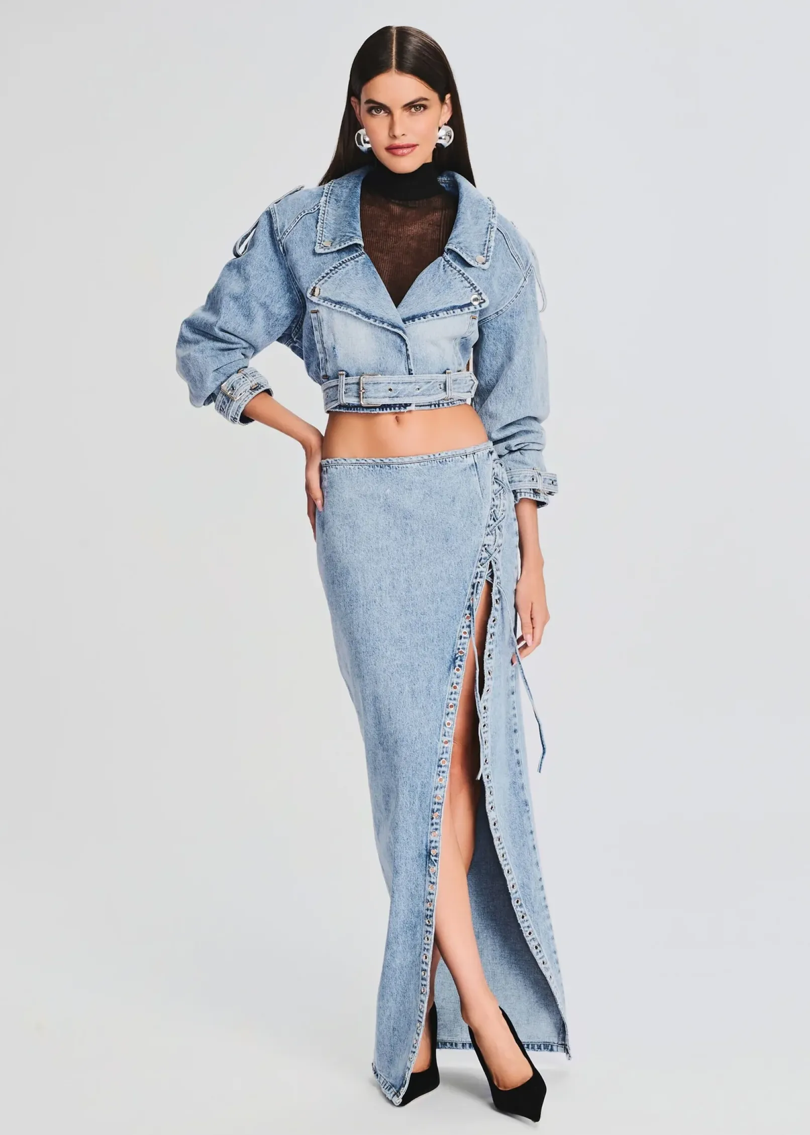Shop Joslyn Denim Jacket Night Out