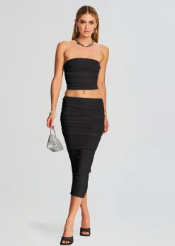 Cheap Julia Midi Skirt Business Chic