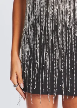 Shop Juliette Embellished Fringe Dress Dresses