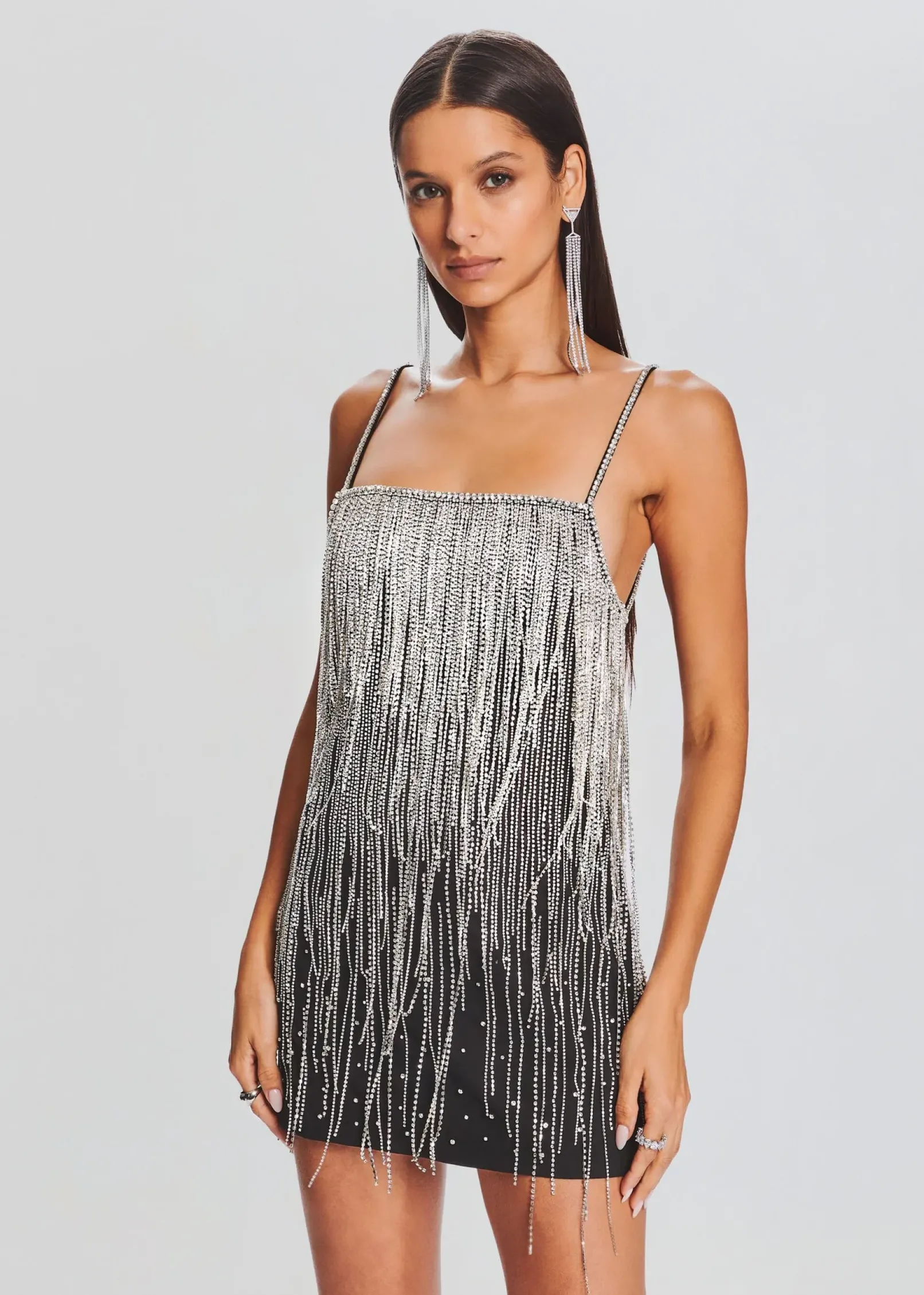 Shop Juliette Embellished Fringe Dress Dresses