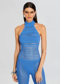 Best Kalena Knit Crochet Jumpsuit Trending