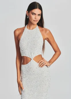 Best Sale Katerina Sequin Feather Dress Sequin Styles