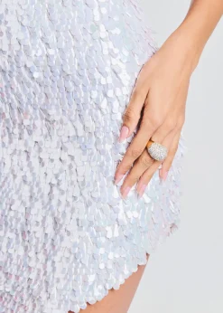 Sale Kelly Feather Sequin Dress Reception Dresses