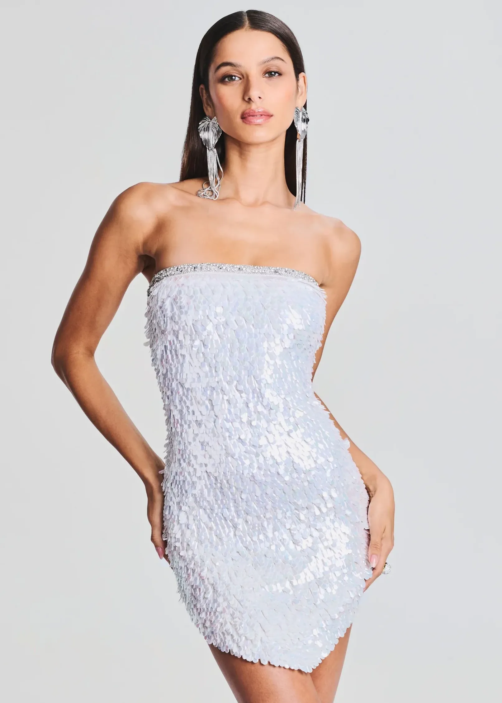 Sale Kelly Feather Sequin Dress Reception Dresses