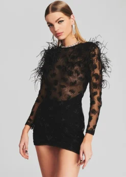 New Kendra Feather Dress RETROFÊTE