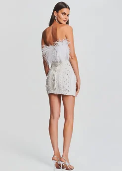 Cheap Kimberely Embellished Knit Dress Dresses