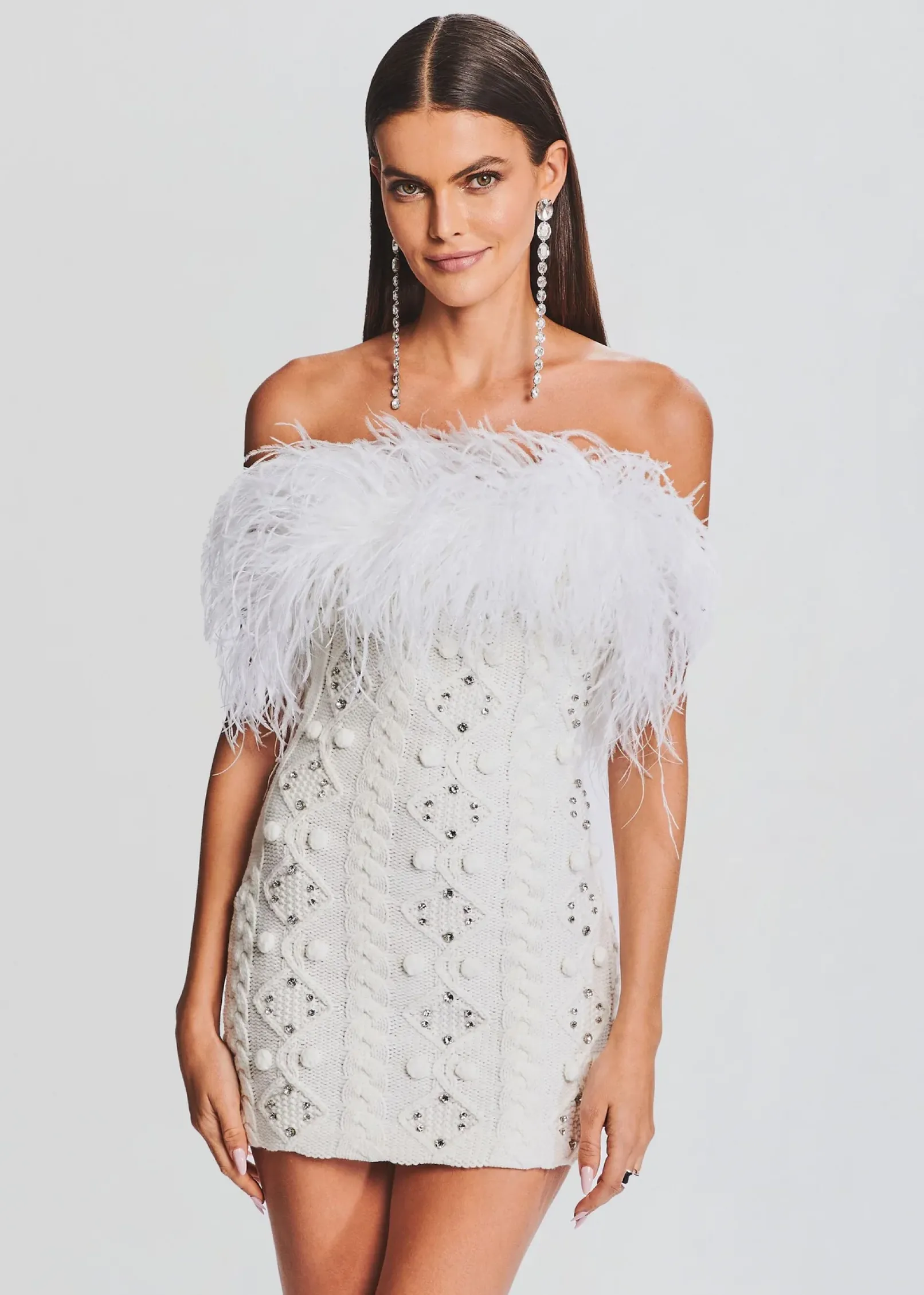 Online Kimberely Embellished Knit Dress Dresses