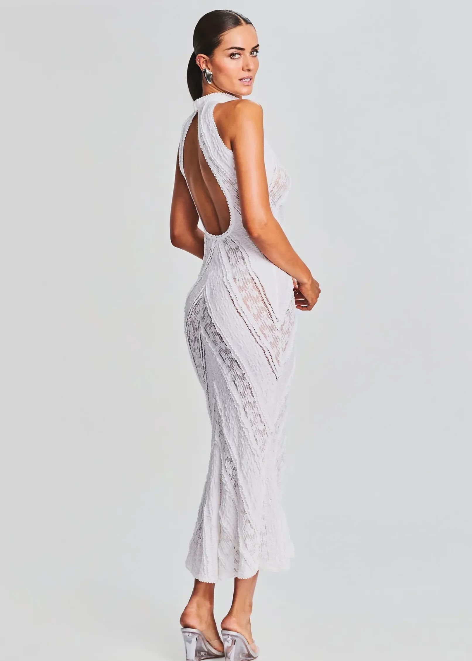 Flash Sale Kivah Long Dress Sheer Bliss