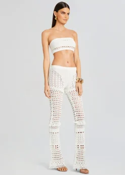 Fashion Kyla Knit Crochet Pant Spring Knits