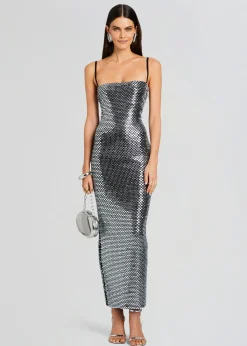 Store Kyree Embellished Knit Dress Gowns