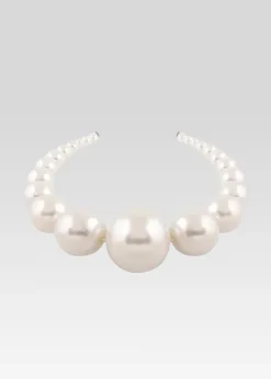 Cheap Large Venus Pearl Crown Reception Dresses