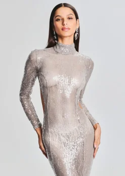 Best Sale Lenora Sequin Embellished Dress Maxi