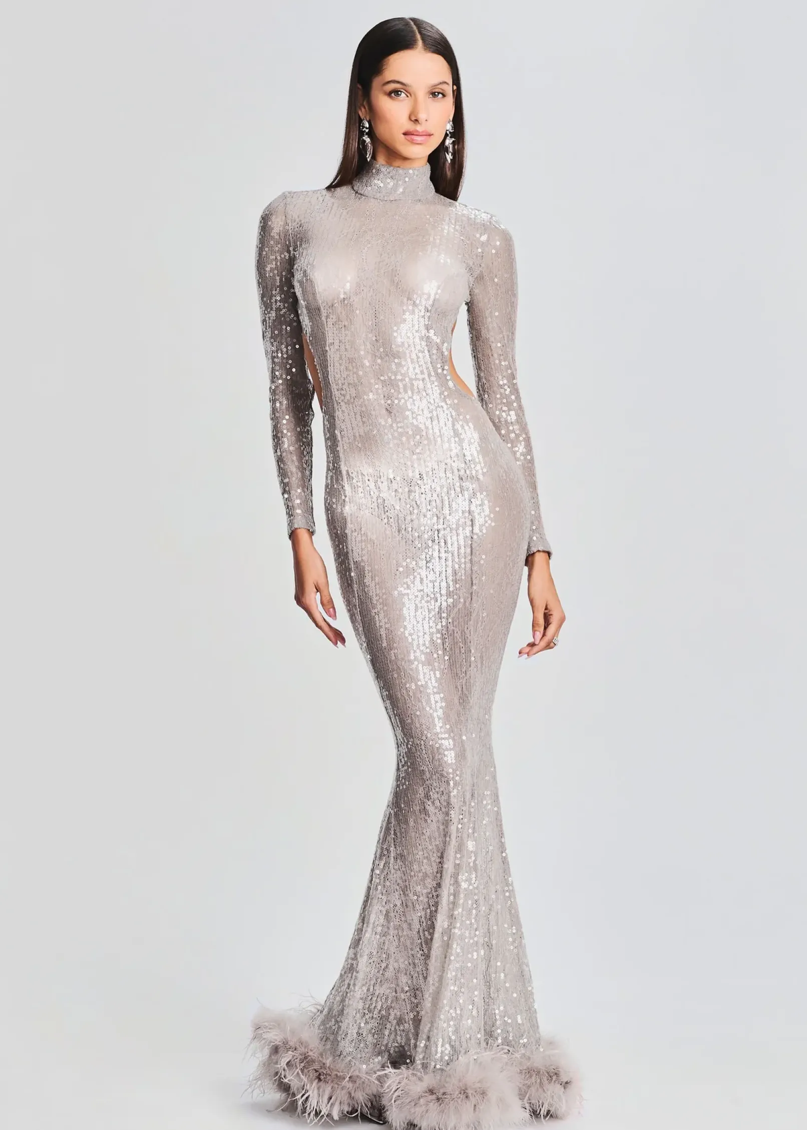 Shop Lenora Sequin Embellished Dress Guest Of