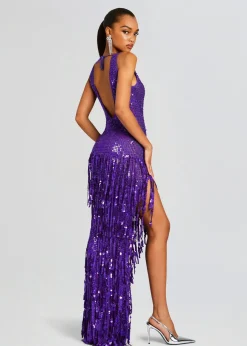Clearance Libra Sequin Crochet Dress Resort '24