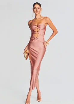 Sale Lily Lycra Maxi Dress Tropical Hues