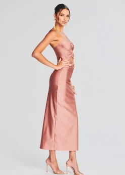 Sale Lily Lycra Maxi Dress Tropical Hues