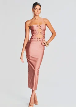 Sale Lily Lycra Maxi Dress Tropical Hues