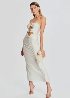 Store Lily Lycra Maxi Dress Men Neutral Moments