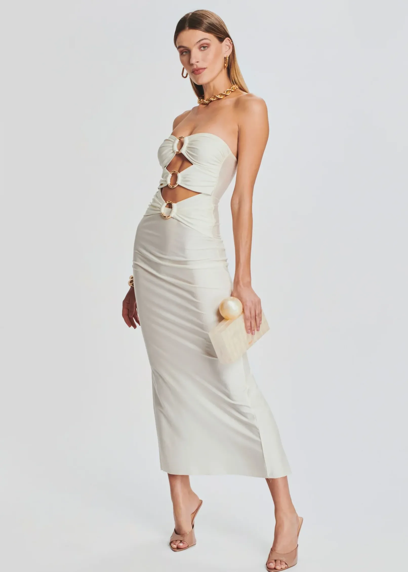 Shop Lily Lycra Maxi Dress Bachelorette Party