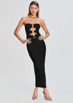 Best Sale Lily Lycra Maxi Dress Tropical Hues