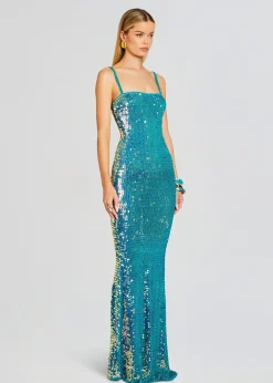 Best Sale Lisette Sequin Crochet Dress Subtle Shimmer