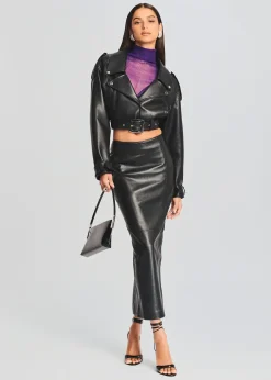 New Liza Leather Skirt RETROFÊTE