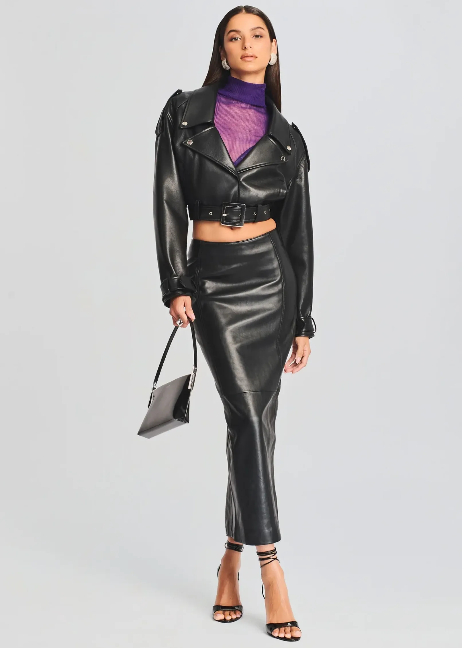 Cheap Liza Leather Skirt Best Sellers