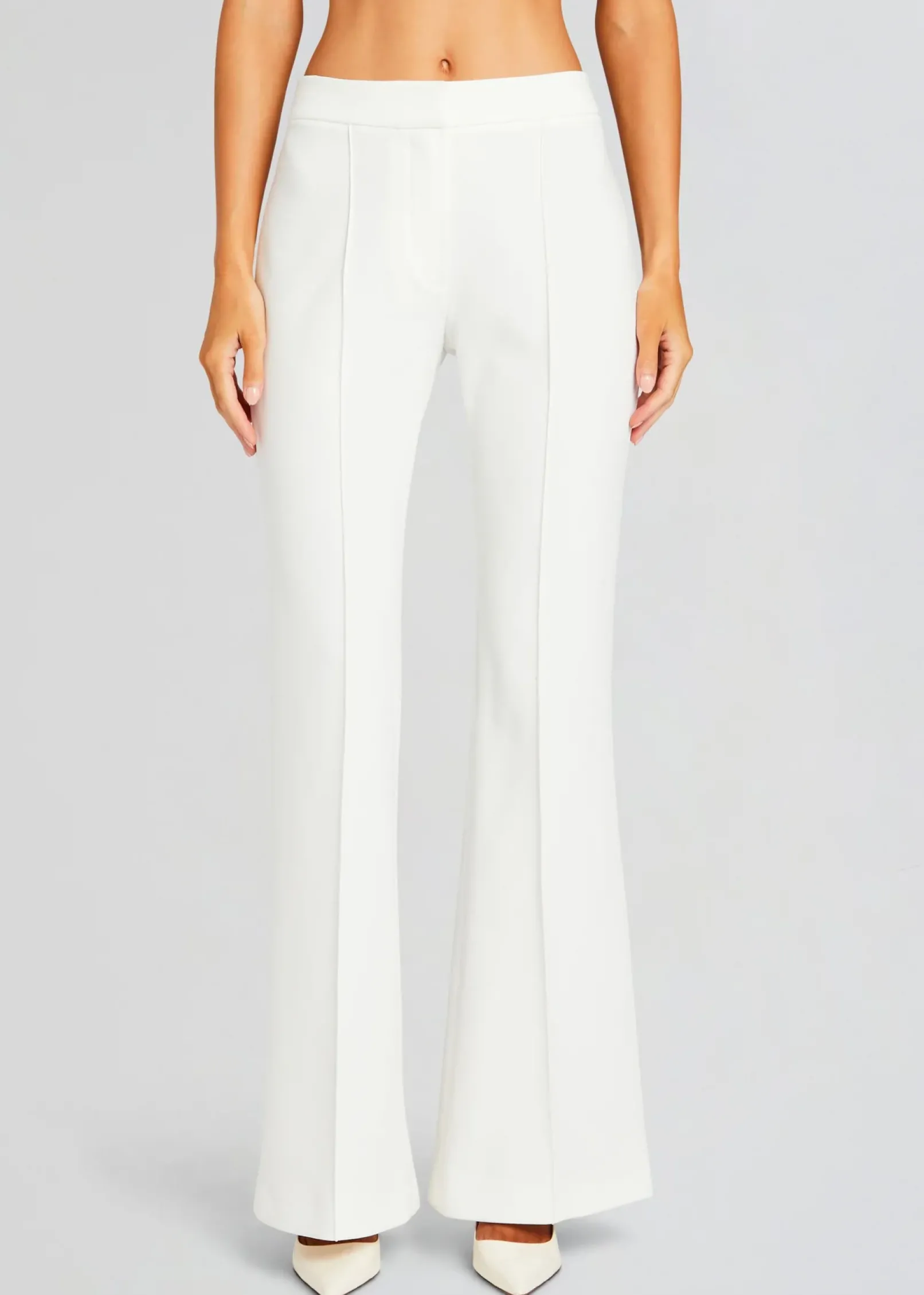 Cheap Lizzy Low Rise Flared Trousers Bottoms