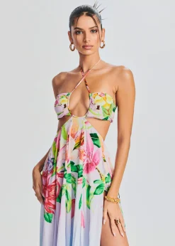 New Lora Long Dress Honeymoon Looks