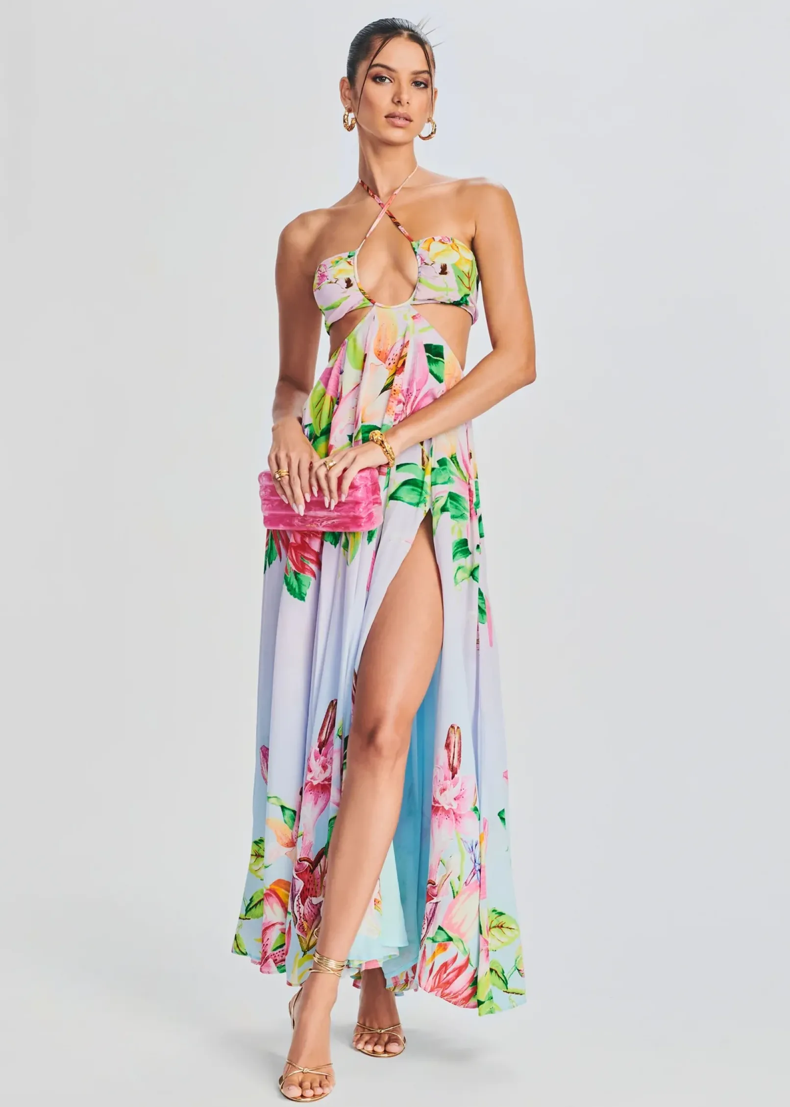 New Lora Long Dress Honeymoon Looks