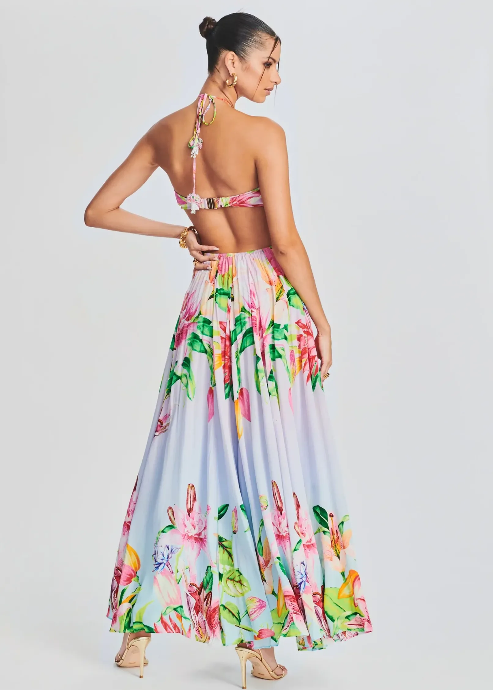 New Lora Long Dress Honeymoon Looks