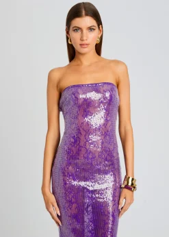 Clearance Lucia Sequin Lace Dress RETROFÊTE