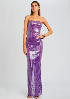 Best Sale Lucia Sequin Lace Dress Tropical Hues