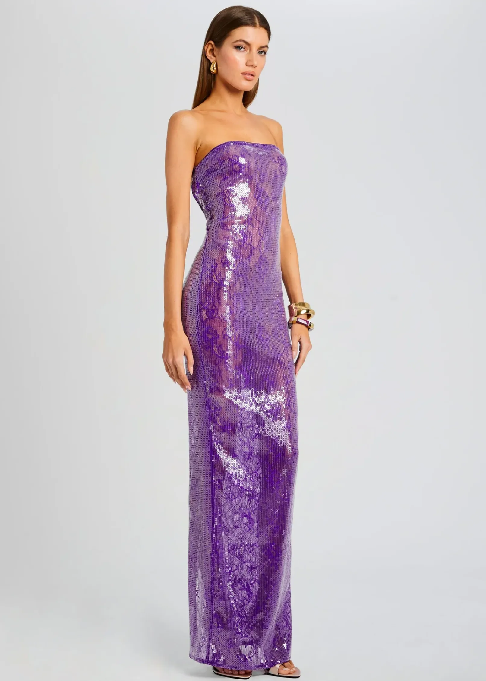 Clearance Lucia Sequin Lace Dress Resort '24
