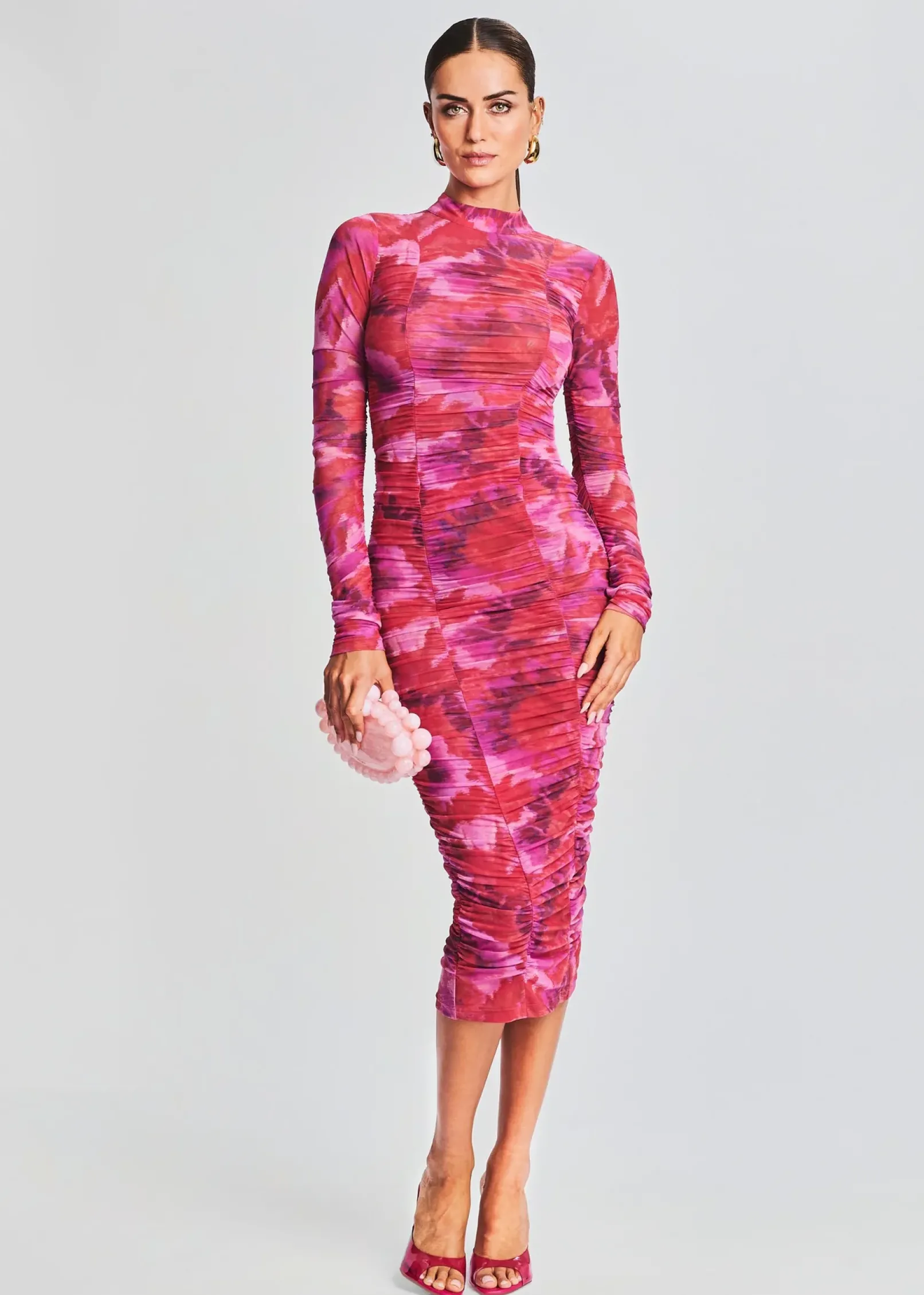 Online Mabel Long Dress Midi