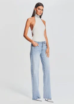 Clearance Maci Embellished Knit Bodysuit The Destination Bride