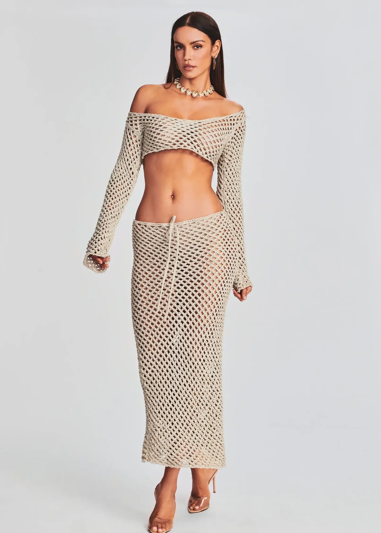 Hot Magen Knitted Skirt Swim