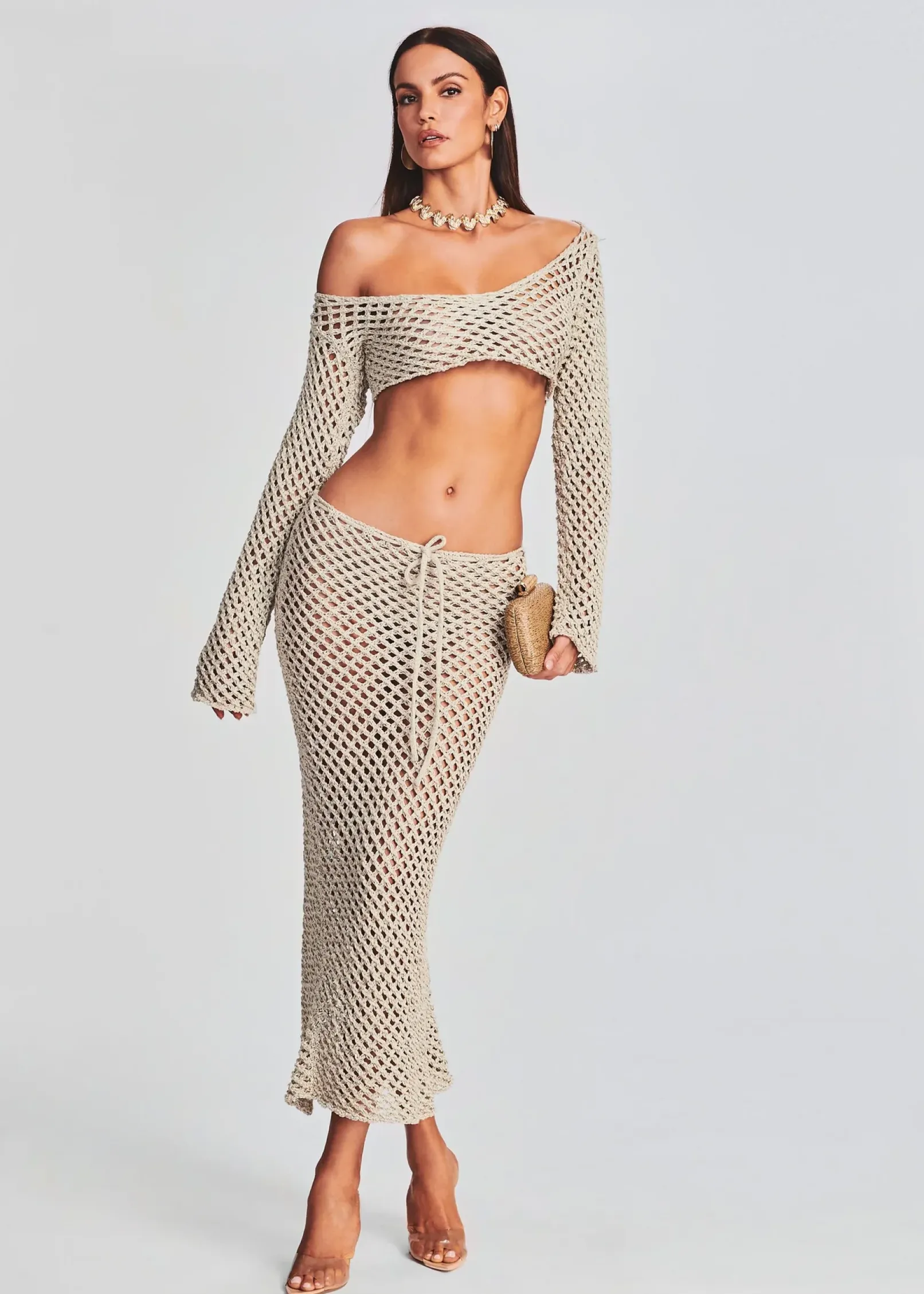 Hot Magen Knitted Skirt Swim