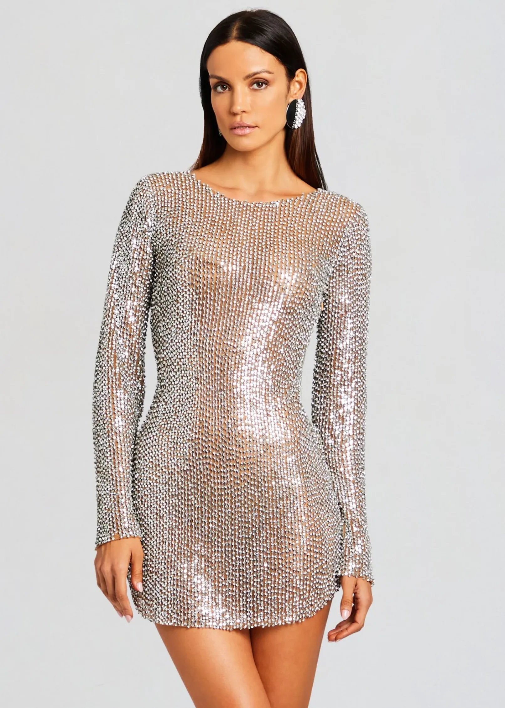 Best Sale Malaya Sequin Embellished Dress Mini