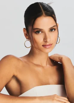 Fashion Manhattan Hoop Earrings Day to Night